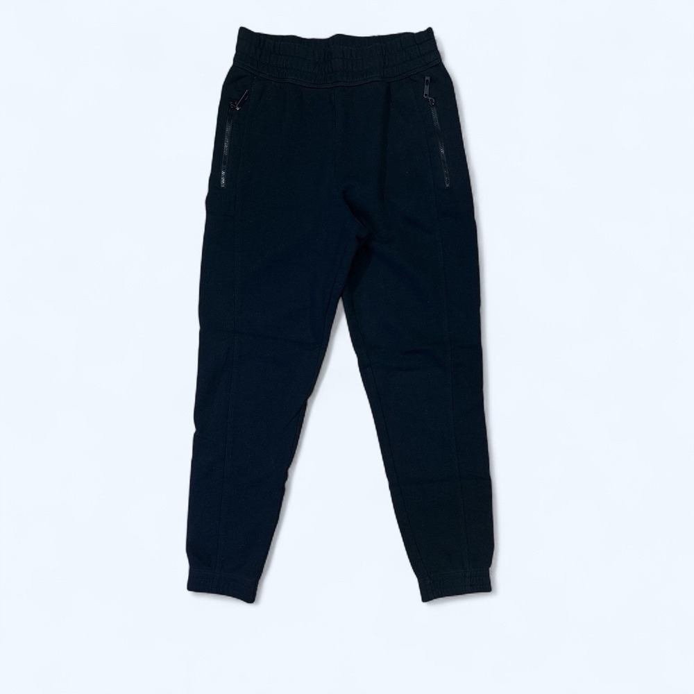 FABLETICS JOGGERS WOMENS SMALL ZIPPER POCKETS BLACK